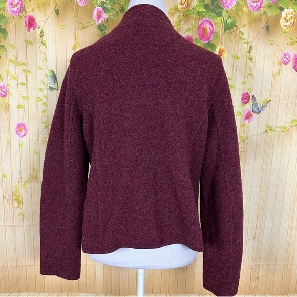 EILEEN FISHER Wool Cardigan Size M - Picture 2 of 8